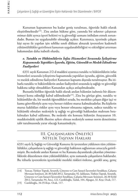 Çalışan Haklarında Yeni Düzenlemeler