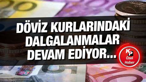 Döviz Kurlarında Dalgalanmalar