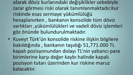 Döviz Kurlarındaki Değişiklikler